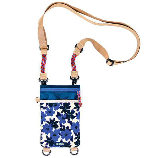 CHUMS ROVER PHONE TOTE BLUE FLORAL