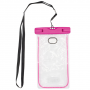 CHUMS GLOW IN THE DARK DRY BAG PHONE POUCH PINK