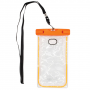 CHUMS GLOW IN THE DARK DRY BAG PHONE POUCH ORANGE
