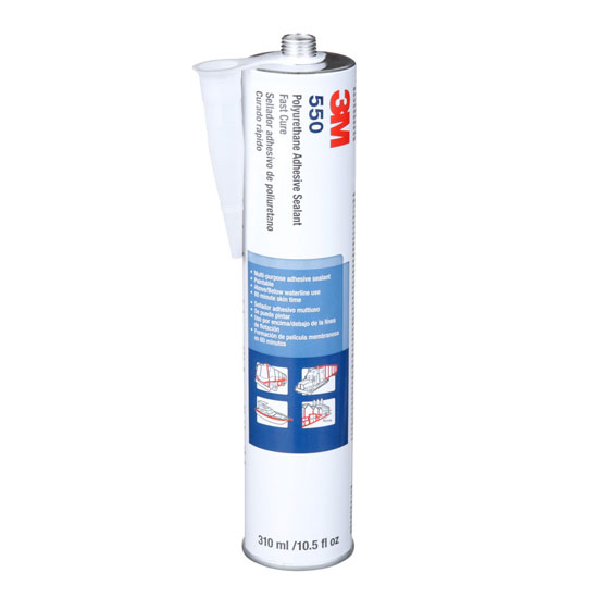 3M POLYURETHANE SEALANT 550 FAST CURE WHITE 10.5 OZ