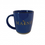 MUG BLUE POTTERY MAINE PINE