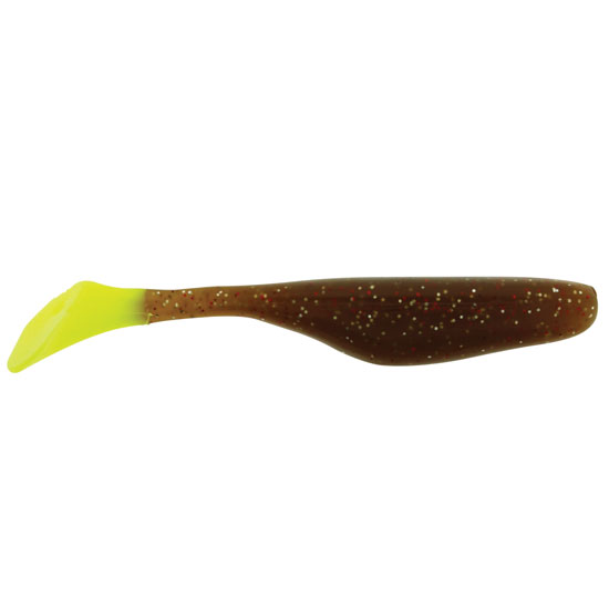 BASS ASSASSIN WALLEYE ASSASSIN 4" LIMETREUSE GHOST TURBO SHAD 10 PACK