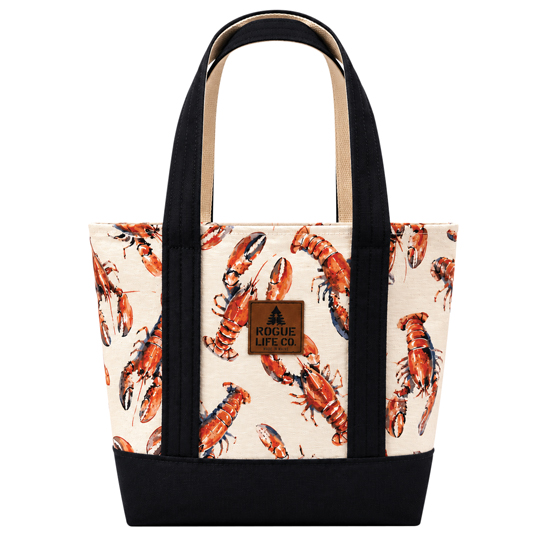 ROGUE LIFE MEDIUM MAINE LOBSTER WAX CANVAS TOTE BAG