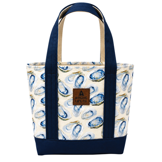 ROGUE LIFE MEDIUM OYSTER WAX CANVAS TOTE BAG