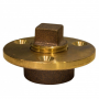 GROCO 1/2" BRONZE GARBOARD DRAIN W/ PLUG