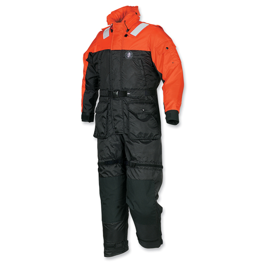 MUSTANG SURVIVAL ANTIEXPOSURE WORKSUIT XL ORANGE/BLACK