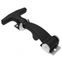 SOUTHCO&REG BLACK RUBBER & STAINLESS STEEL FLEXIBLE HANDLE LATCH