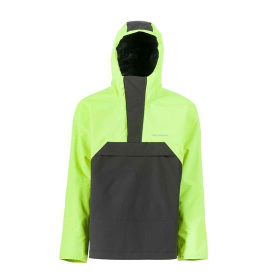 GRUNDENS FULL SHARE ANORAK PULLOVER HI-VIS YELLOW X-LARGE