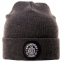 GRUNDENS WATCHHOUSE BEANIE ANCHOR BLACK HEATHER