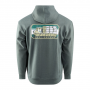 GRUNDENS DISPLACEMENT DWR TRAPPER HOODIE FOREST HEATHER LARGE