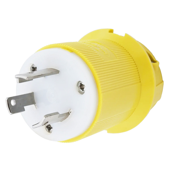 HUBBELL TWIST-LOCK&REG 30A 125V 2 POLE 3 WIRE NYLON MALE PLUG