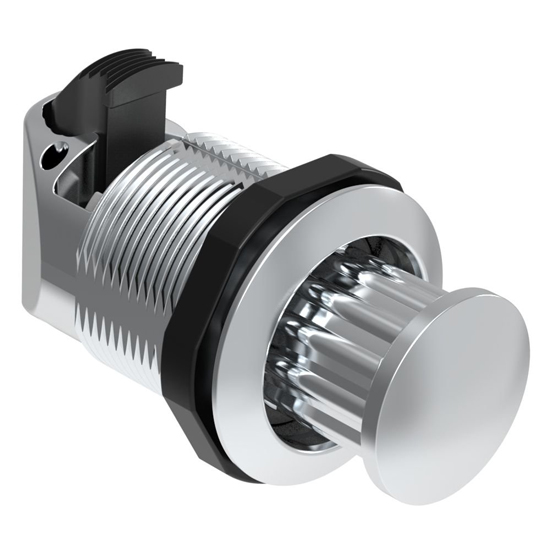 SOUTHCO&REG; LOW PROFILE CHROME PLATED POP OUT KNOB