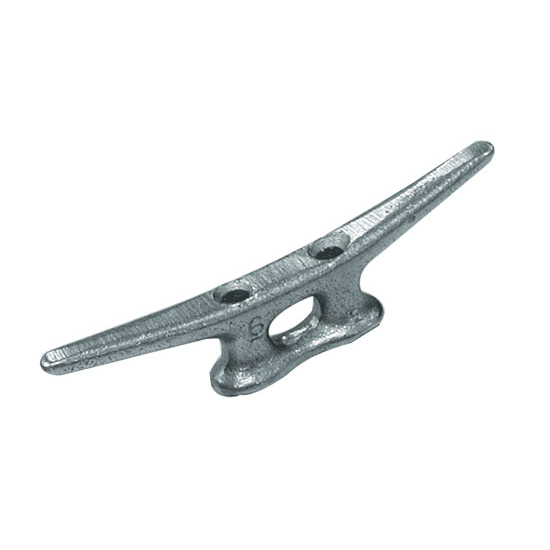 CLEAT BOAT OPEN BASE 4" GALVANIZED
