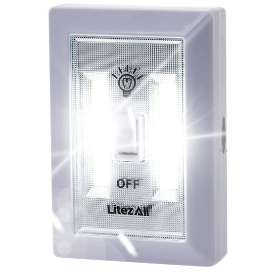 LITEZALL&REG 200 LUMEN RECHARGEABLE CORDLESS LED LIGHT SWITCH