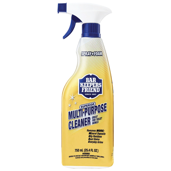 BAR KEEPER'S FRIEND SPRAY & FOAM MULTI-PURPOSE CLEANER 25.4 OZ