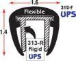 PVC INSERT WHITE USE WITH DWP-312-F  *UPS*