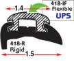 PVC INSERT FLEXIBLE BLACK COILS FOR BBP-1078-RB *UPS*