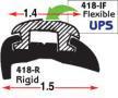 PVC INSERT FLEXIBLE WHITE COILS FOR BBP-1078-RW *UPS*