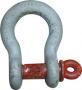 SHACKLE ANCHOR 5/16" LOAD RATED RED SCREW PIN WLL 3/4 TONS