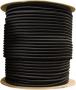 SHOCK CORD 5/16" SOLID BLACK UV RESISTANT (SOLD BY FOOT)