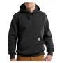 SWEATSHIRT HOODED CARHARTT HEAVYWEIGHT BLACK SZ 3XL