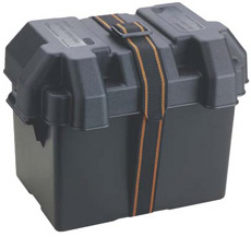 BATTERY BOX LARGE BLACK GROUP 27 AND 31 BATTERIES