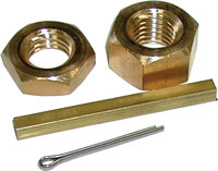 BUCK ALGONQUIN PROP NUT KIT BRASS FITS 1-3/8" SHAFT 1"-8 THREAD