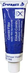 EPIFANES COMBI FILLER TUBE ALKYD RESIN KNIFING PUTTY WHITE 8 OZ