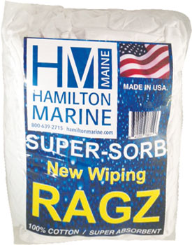 RAGS 50LB BOX WHITE 100% COTTON SOLD BY BOX