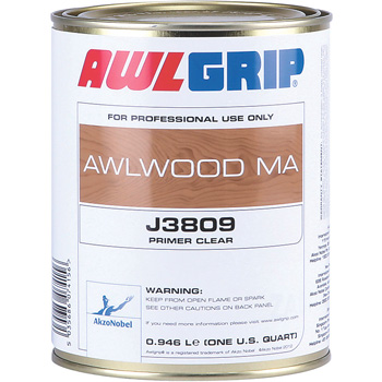 AWLGRIP AWLWOOD MA J3809 PAINT PRIMER CLEAR QUART