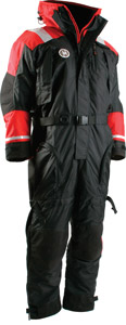 ANTIEXPOSURE SUIT USCG FIRST WATCH BLACK/RED SMALL