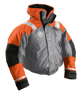 JACKET BOMBER FIRST WATCH ORANGE/GREY 2XLARGE USCG