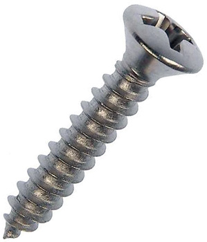 TAPPING SCREW 316 S/S 12X2.50 OH PHIL 100/BOX