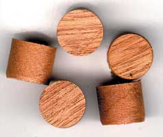 BUNG CEDAR 5/16" 100 PER PKG