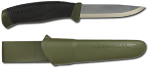 KNIFE CLIPPER S/S W/SHEATH MILITARY GREEN