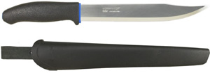 KNIFE 8" STAINLESS STEEL UTILITY SLICER W/SHEATH