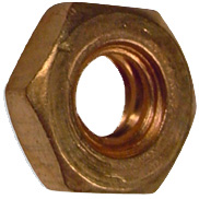 HEX NUT BRONZE 5/8-11 FINISH 50/ BOX (BY/EA)
