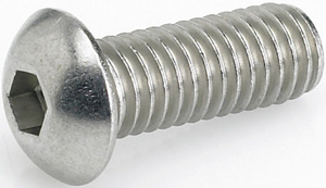SCREW BUTTON HEAD STAINLESS STEEL 3/8" X 1.25"