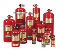 FIRE EXTINGUISHER HFC227 AUTO *ONLY*  25 CU FT