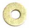 FLAT WASHER BRASS # 4  (BY EACH)