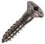 WOOD SCREW STAINLESS STEEL FLAT HEAD PHILLIPS # 14 X 2-1/2"  (BY EACH)
