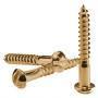 WOOD SCREW BRONZE ROUND HEAD SLOTTED # 6 X 1-1/4" (BY EACH)