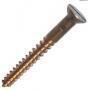 WOOD SCREW BRONZE FH 10X1.75 SLOT 100/BOX MADE IN USA *D*