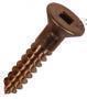 WOOD SCREW BRZ FH 10X1.50 SQ DRIVE #2 BIT (BY/EA)