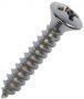 TAPPING SCREW STAINLESS STEEL OVAL HEAD PHILLIPS # 8 X 3/8"  (BY EACH)