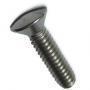 MACHINE SCREW STAINLESS STEEL OVAL HEAD SLOTTED # 8 X 3.00"  (BY EACH)