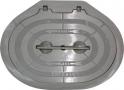 FREEMAN HATCH K HINGED COMPLETE ALUMINUM RING 19" X 26" OPENING