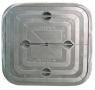 FREEMAN 36" SQUARE HATCH COMPLETE ALUMINUM RING