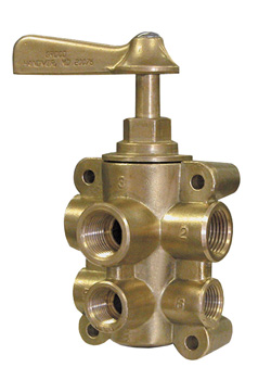 GROCO FUEL VALVE SIX 1" NPT PORTS