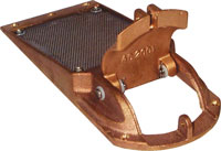 GROCO STRAINER WEDGE SHAPED HULL SCOOP WITH ACCESS DOOR BRONZE